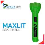 SYSKA T112UL MAXLIT 1W Bright Led Rechargeable Torch (Green) (Pack of 3)